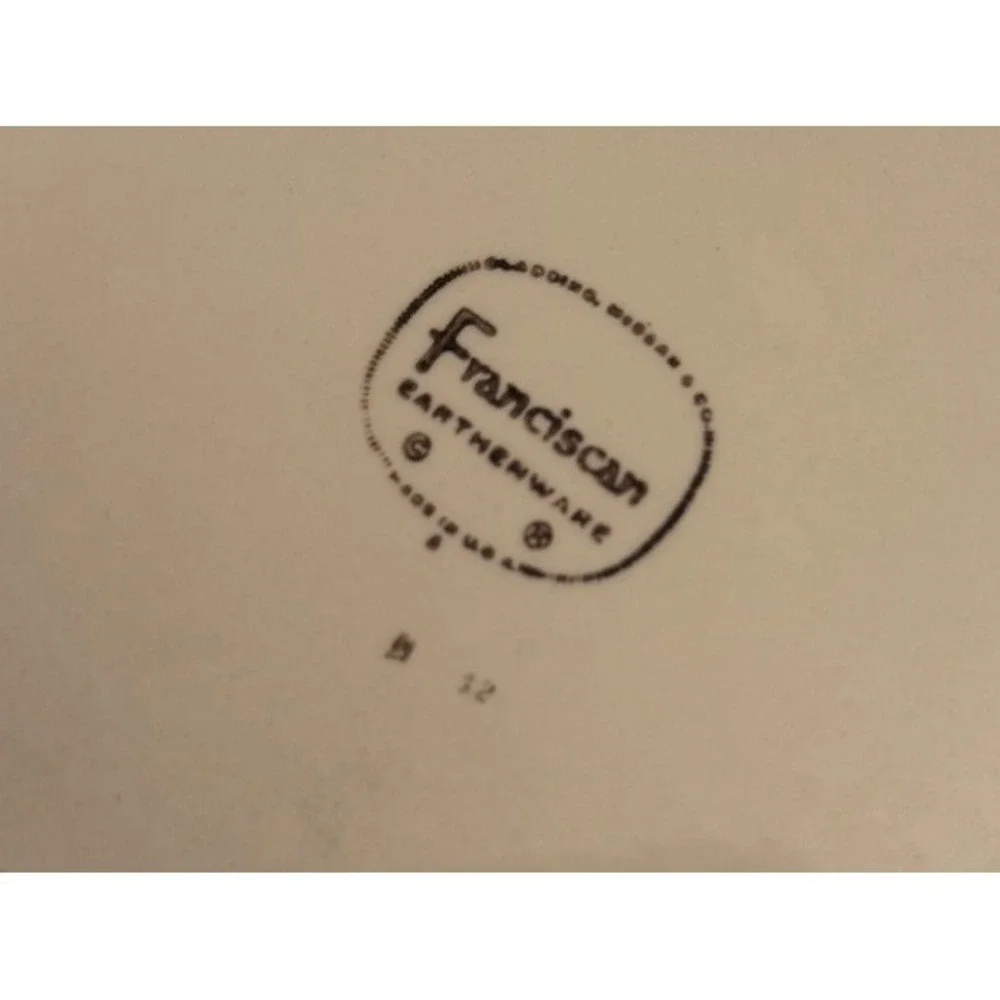 Vintage 1950s Franciscan Apple Oval Serving Platters‎ - Set of 2 Made in USA